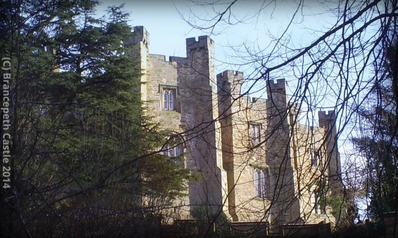 Brancepeth Castle picture of outside of medieval castle