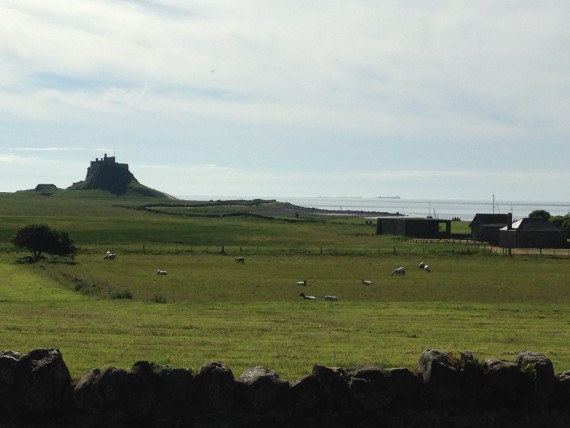view of holy island