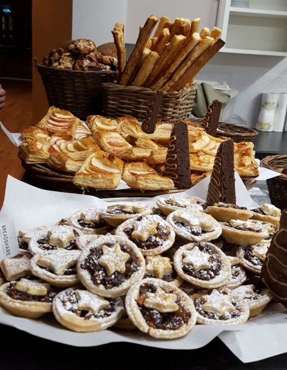 bakery products to sample.