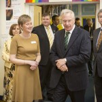 Junior school head with royal visitor