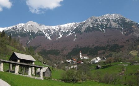 Rut village, high alps, Slovenia Rut village, high alps Slovenia