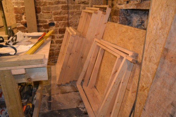 timber frames made on site Dec