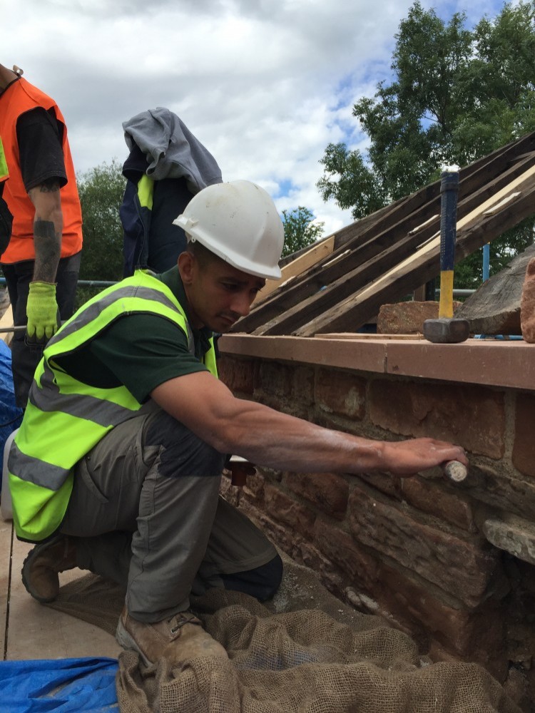 july 2016 - re-pointing stone work