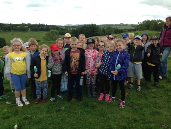 group of children on site.