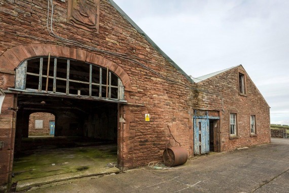farm buildings, Camp Farm, Maryport range of farm buildings
