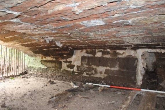 view of the inside of the head race tunnel