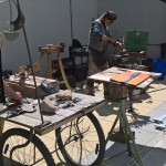 Blacksmith at skills festival