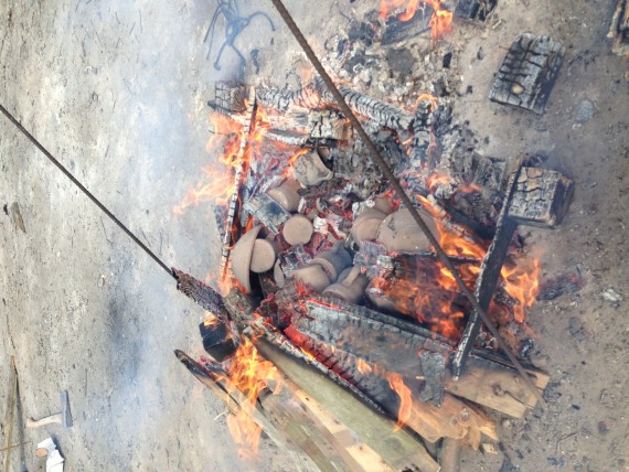 pots in firing process